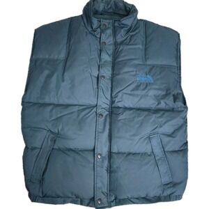 Vintage Goose Down USA Vest Green Mens XXL Outdoors Hunting Natural Down